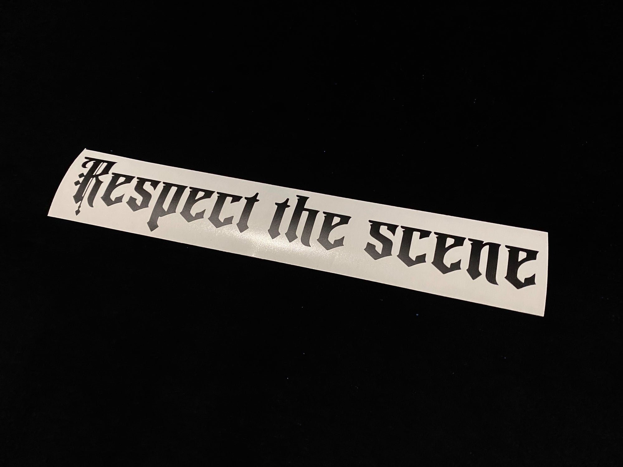Respect the scene