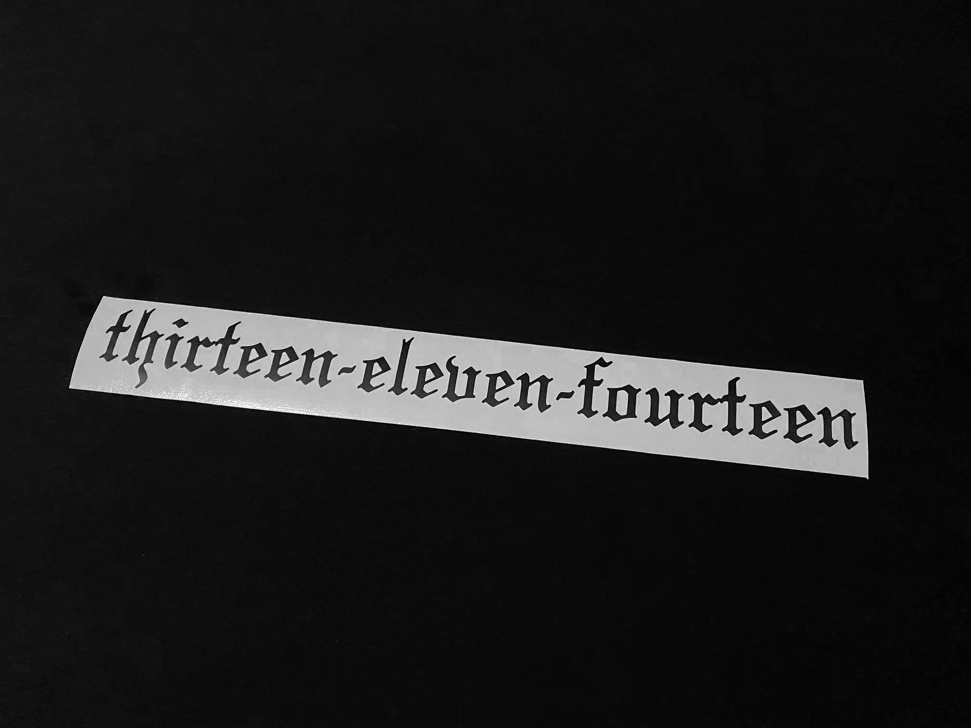 Thirteen-eleven-fourteen